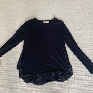 Loft navy top